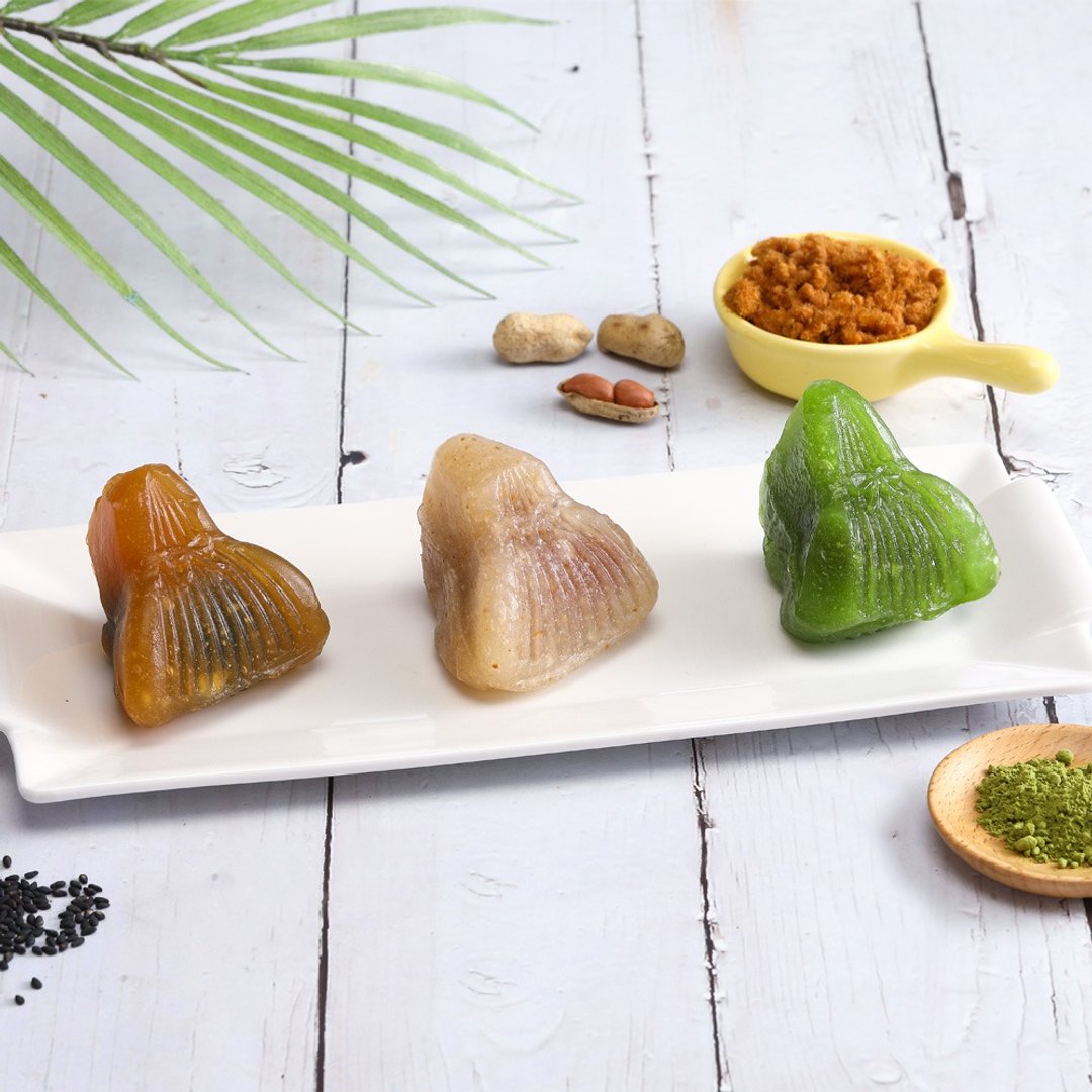 【胖肉铺 端午礼盒预购】甜心粽 冰粽 6入/盒 粽子 水晶粽 伴手礼 - 蛋糕/甜点 - 新鲜食材 橘色