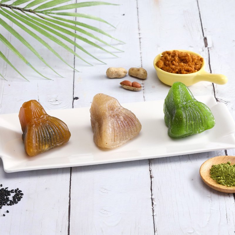 【胖肉铺 端午礼盒预购】甜心粽 冰粽 6入/盒 粽子 水晶粽 伴手礼 - 蛋糕/甜点 - 新鲜食材 橘色