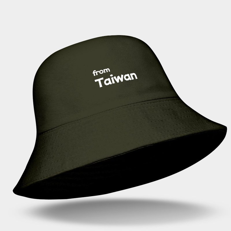 【4款颜色可选】from Taiwan 纯棉渔夫帽 046 - 帽子 - 棉 黑色