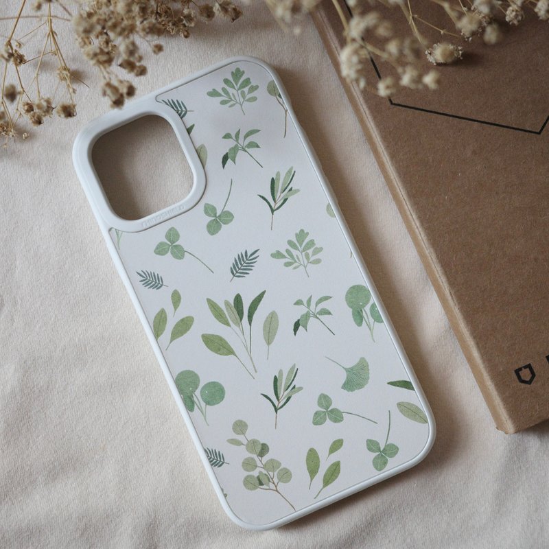 【打样品】植物日志(白) / iPhone12 手机壳 / 犀牛盾Solidsuit - 手机壳/手机套 - 塑料 白色