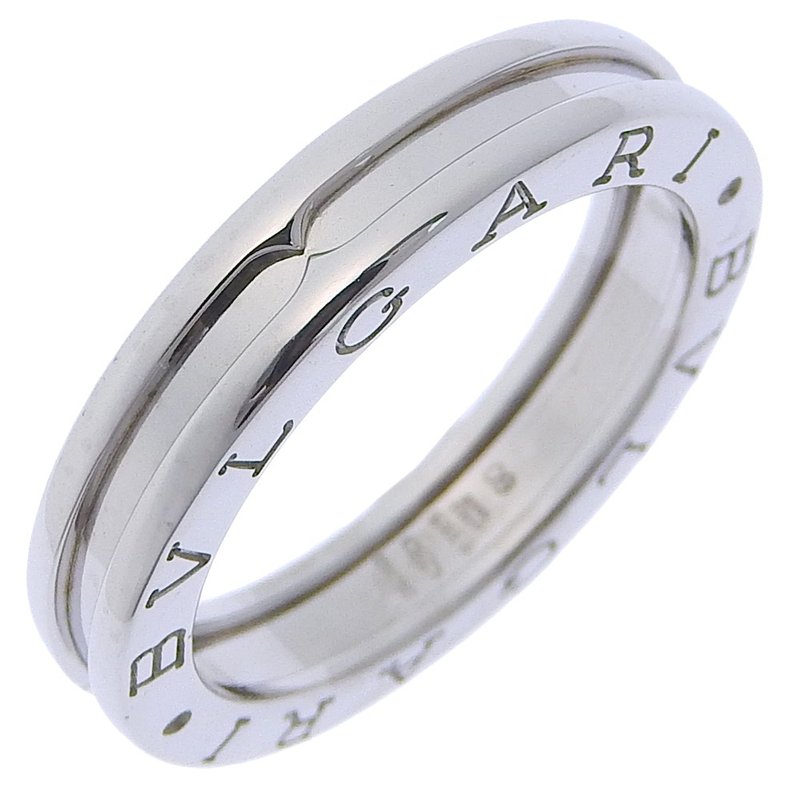 【日本直送】宝格丽 B-zero1 19.5 码戒指 B-zero1 1 枚装 K18WG 约 7.2g 男士【二手】 - 戒指 - 贵金属 银色