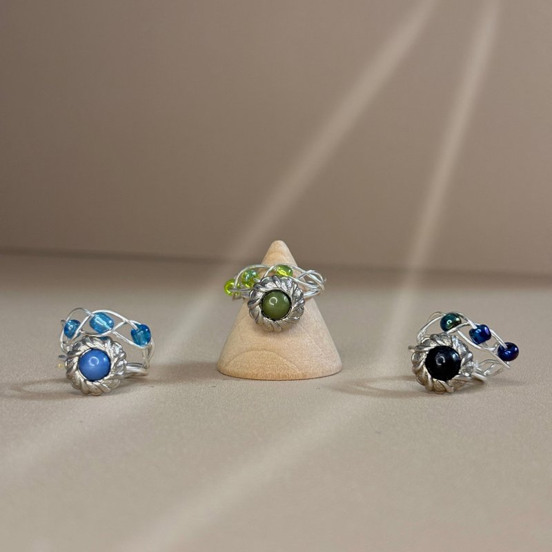 荒野魔法- 第101章 - 禁忌的宝石 - 复古钮扣改制戒指 - 戒指 - 铜/黄铜 多色