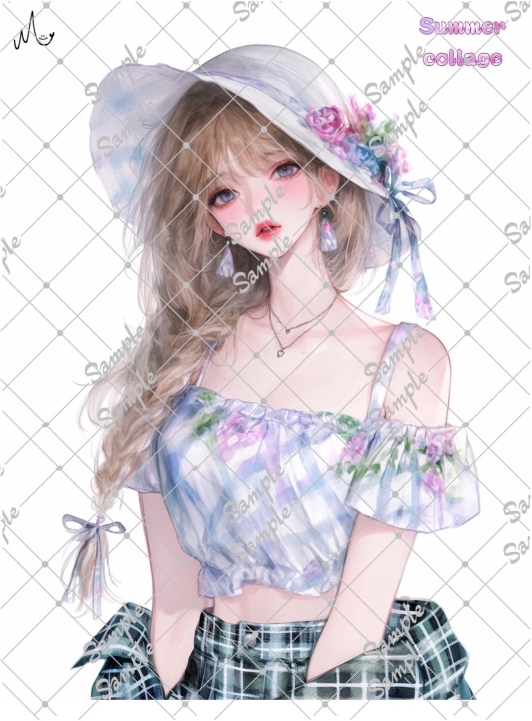原创角色贴纸限时夏季系列至8月10日 - 贴纸 - 纸 