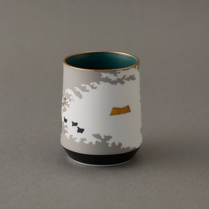 unnamed japan | 美浓烧 (转印)  茶杯 / 千鸟 - 其他杯子 - 陶 银色