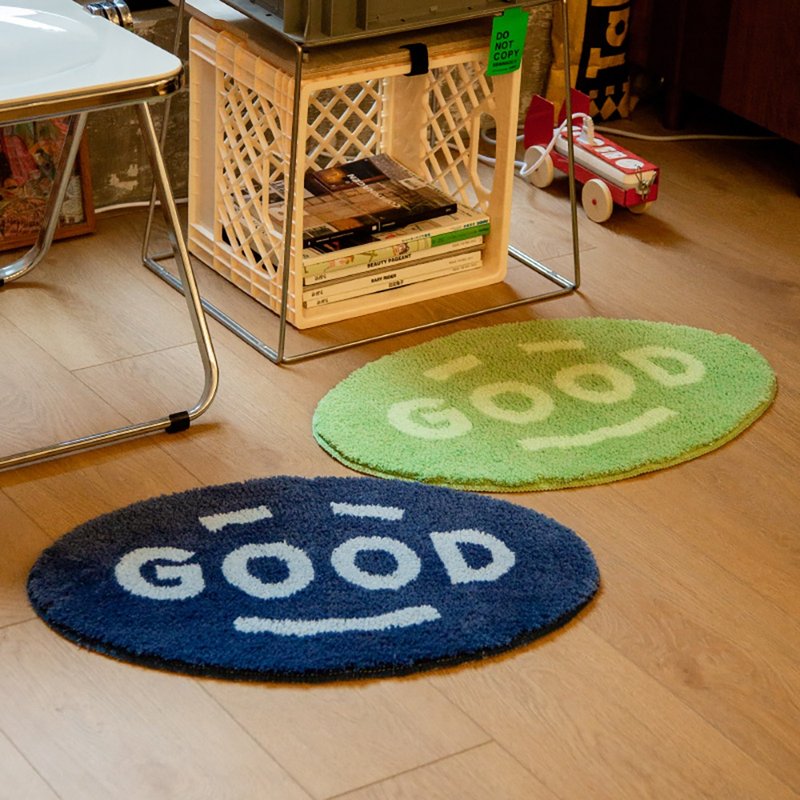 PointLab原创有表情的【GOOD】卧室地毯卫浴室进门防滑吸水地垫 - 地垫/地毯 - 聚酯纤维 