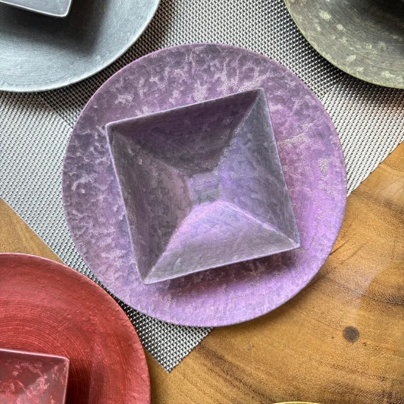 【303select】有田烧日本 麟 Lin系列 正角小付 6色 - 盘子/餐盘/盘架 - 瓷 