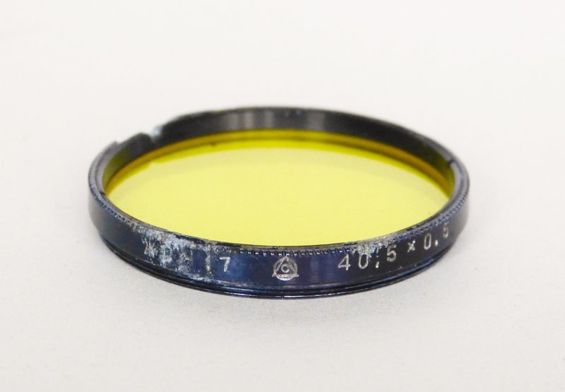 ZhS-17 40.5mm 黄色镜头滤镜 40.5x0.5 40,5x0,5 苏联 LZOS 适用于 Jupiter-8 - 相机 - 其他材质 黄色