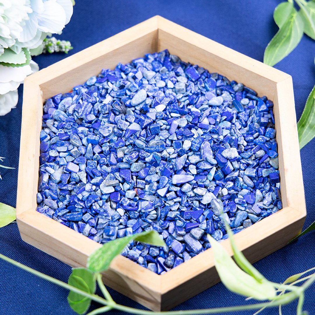 天然青金石碎石招财桃花紫水晶海蓝宝绿松石橄榄白水晶海蓝宝 - 其他 - 其他材质 