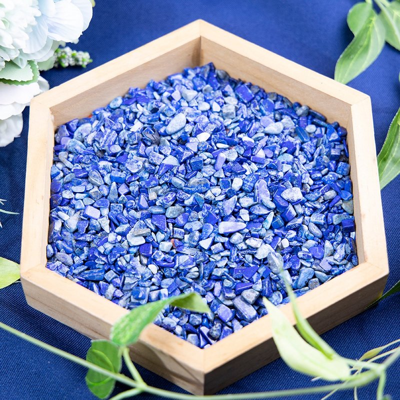 天然青金石碎石招财桃花紫水晶海蓝宝绿松石橄榄白水晶海蓝宝 - 其他 - 其他材质 