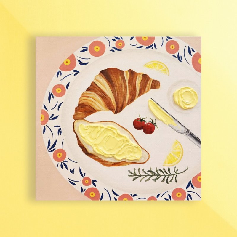 孵画室│台中画室│零基础绘画│ 肌理画│主题课程-点心系列II - 插画/绘画/写字 - 棉．麻 