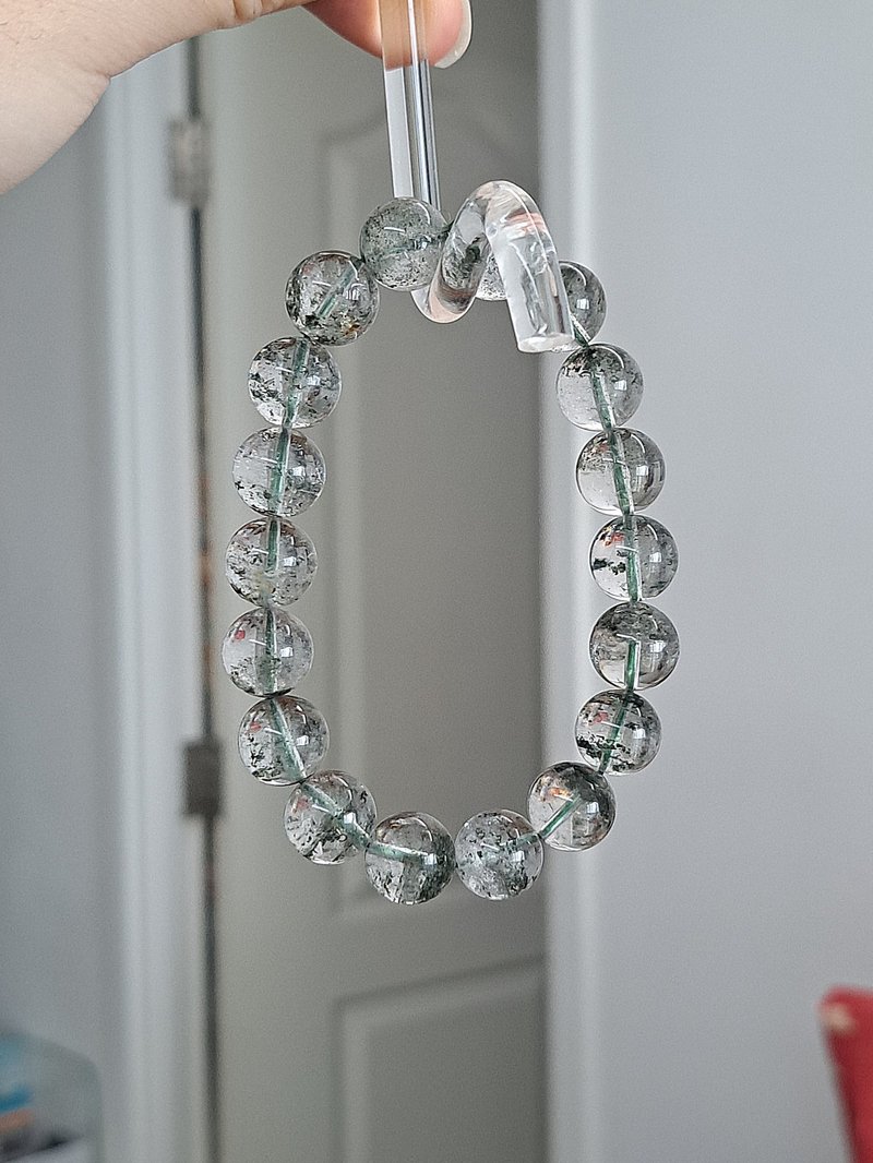 绿幽灵 异象满天星11MM水晶手链 招正财开运 - 手链/手环 - 水晶 绿色