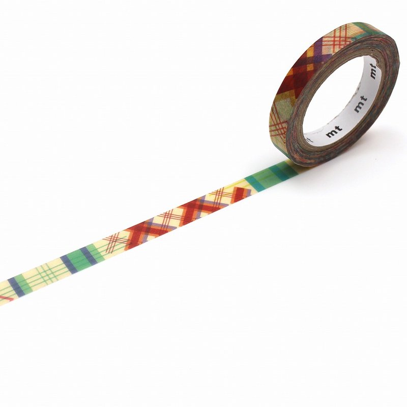 mt ex 和纸胶带 7mm / 格纹 (MTEX1P188) / 2020AW - 纸胶带 - 纸 多色