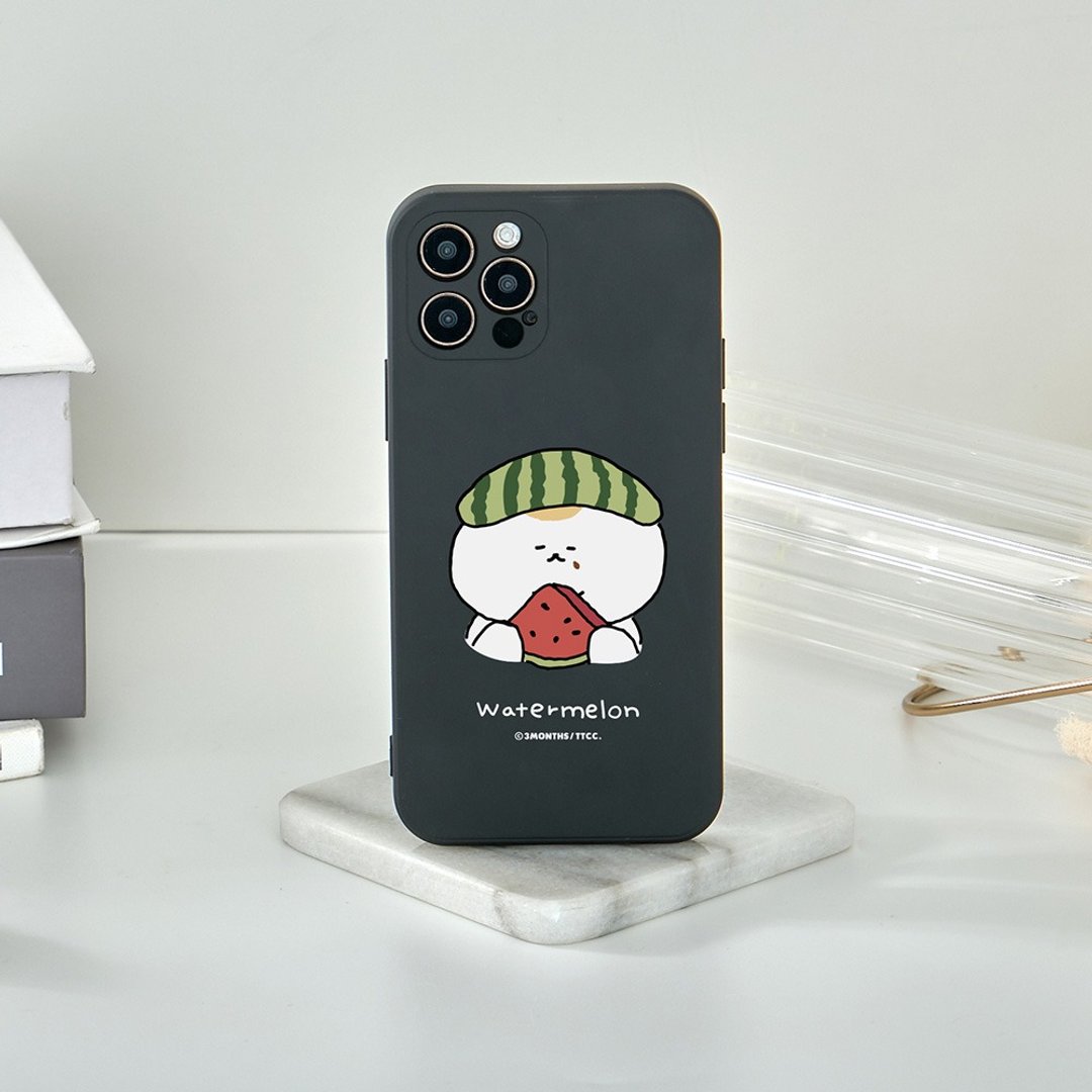 3MONTHS西瓜纯色硅胶iPhone手机壳 - 手机壳/手机套 - 硅胶 多色