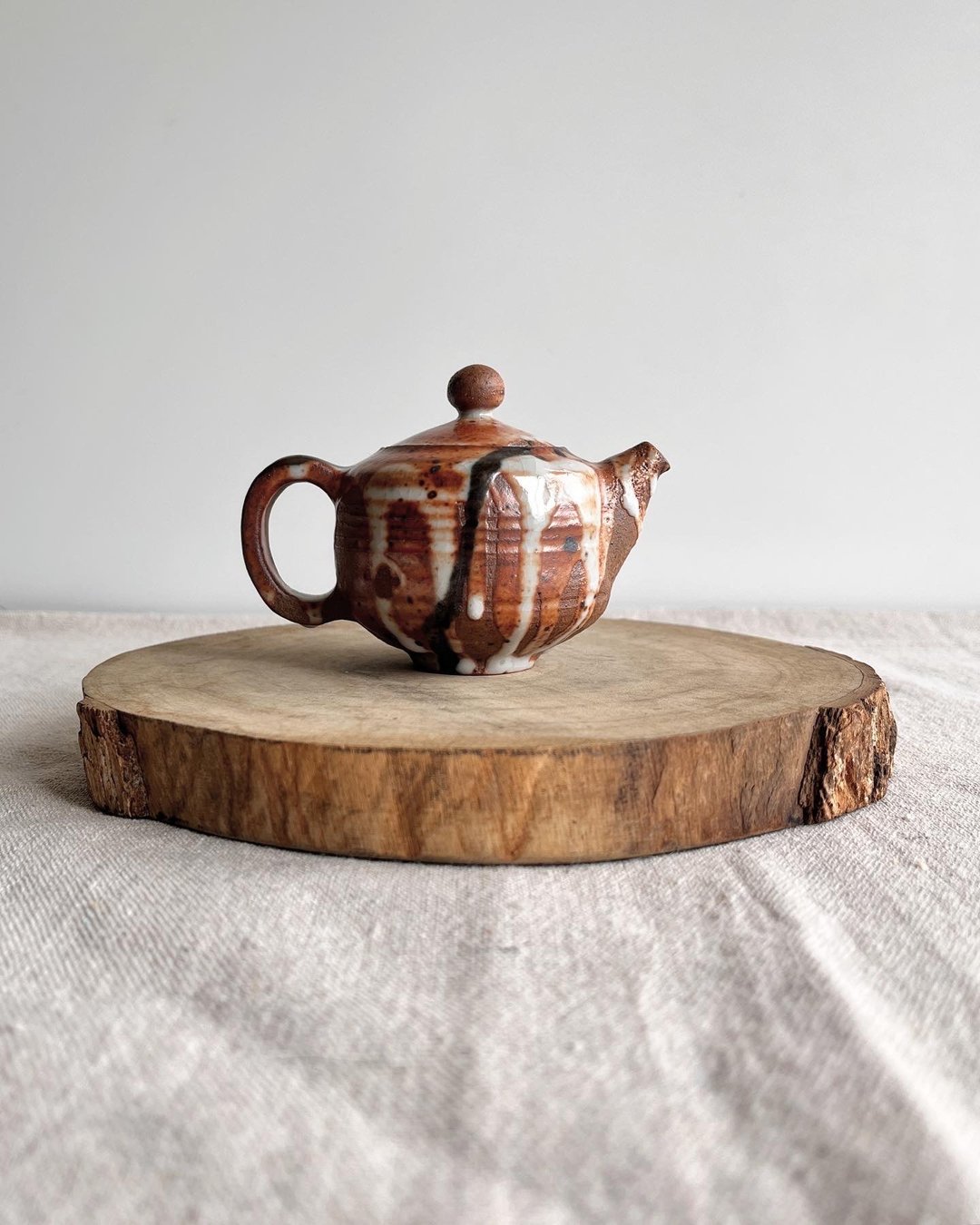 南秋 正把壶 | 陶茶具 - 茶具/茶杯 - 陶 橘色