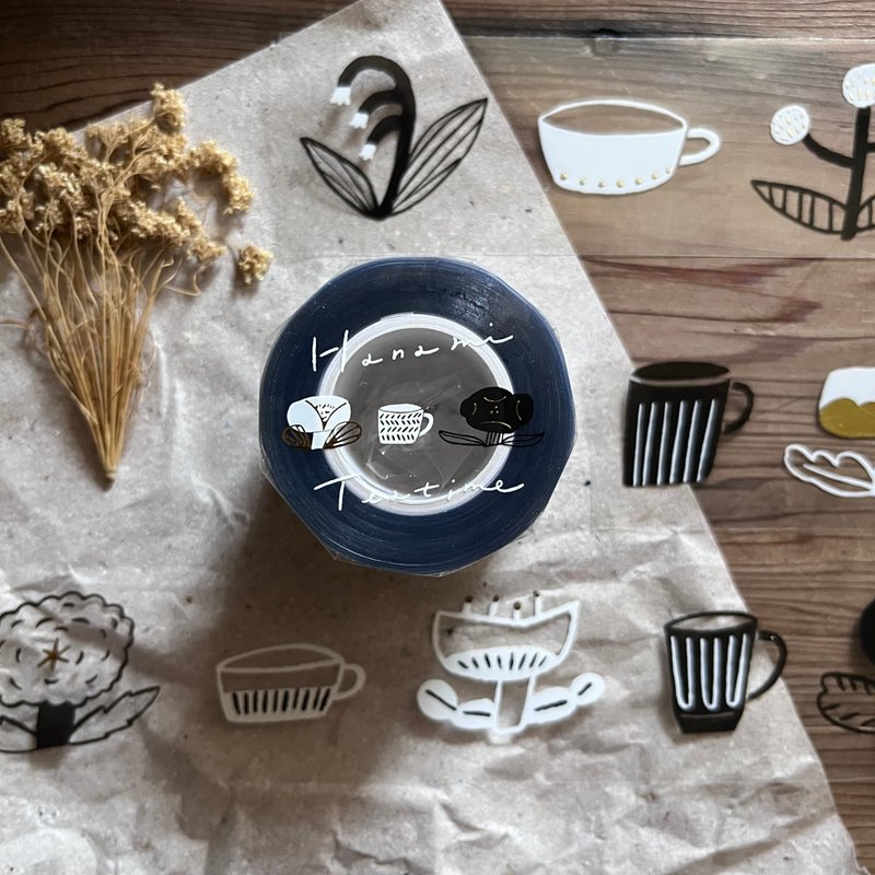 花见午茶 hanami teatime - 亮面PET胶带 - 纸胶带 - 塑料 