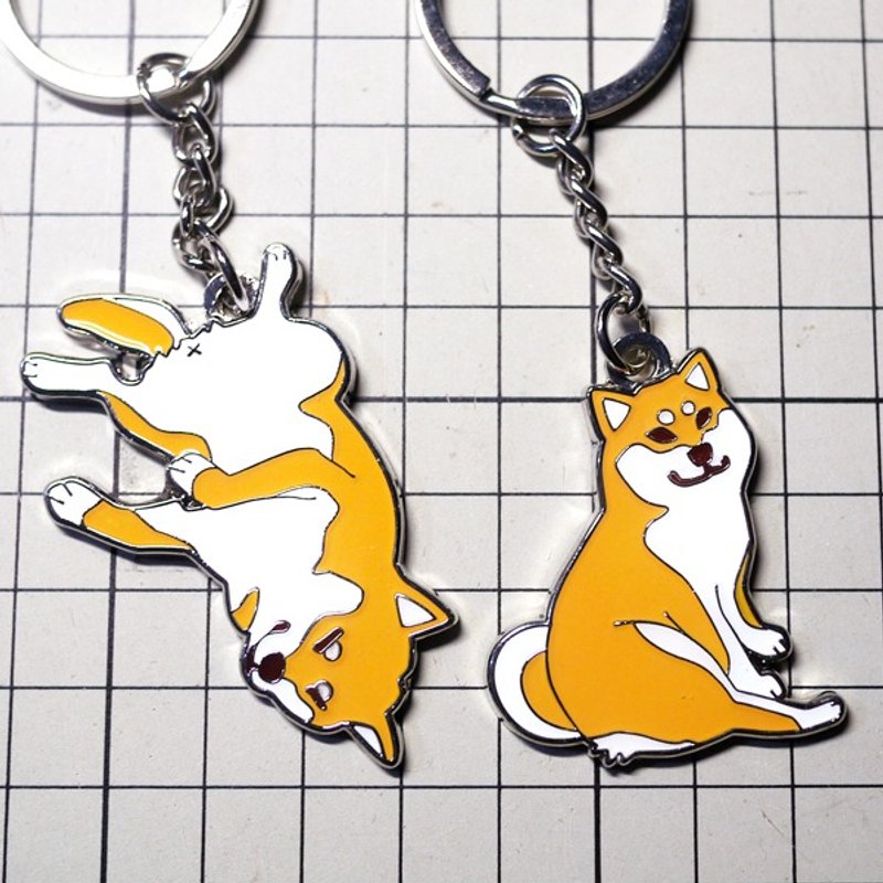 仓屋  2017新品 柴柴 金属挂件 - 钥匙链/钥匙包 - 其他金属 