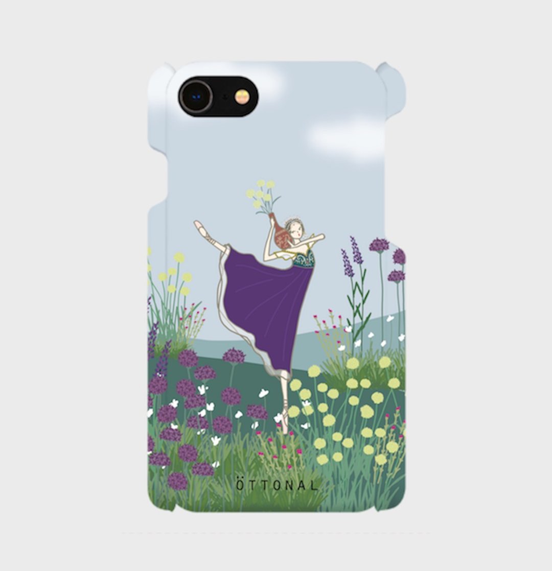 Ballerina in the garden Smartphone Case - 其他 - 塑料 绿色