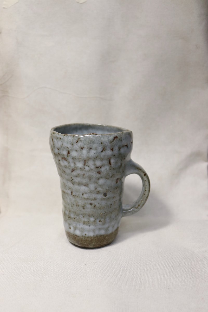 青瓷手捏手把杯-2 - 咖啡杯/马克杯 - 陶 