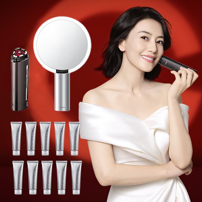 AMIRO 时光机 拉提美容仪 PRO 旗舰组(时光机+凝胶+Oath化妆镜) - 脸部按摩/清洁工具 - 其他材质 多色