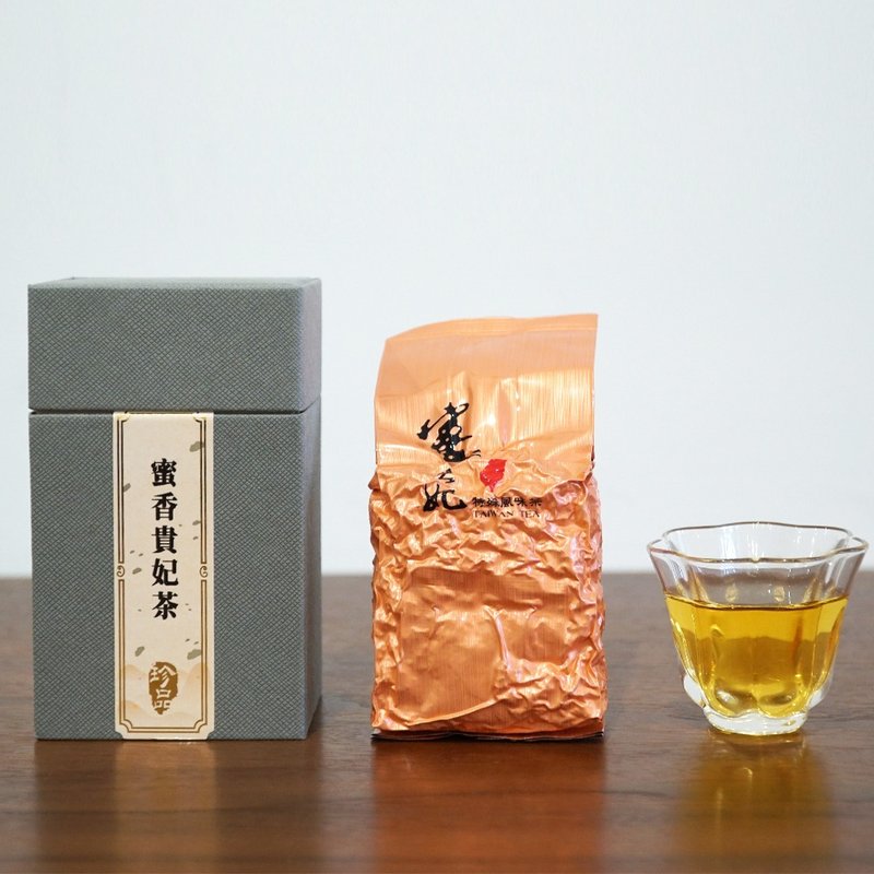 【协立茶庄】蜜香贵妃茶-虫蜒茶-蜒仔茶-龙眼木焙火-独家花蜜香气 - 茶 - 纸 卡其色