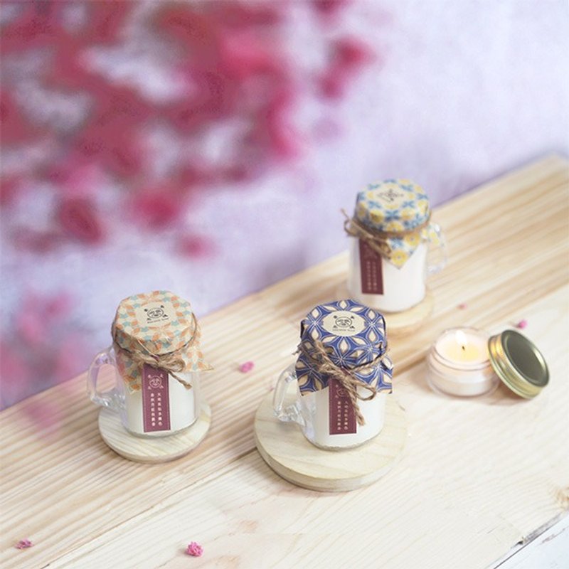 典藏香氛蜡烛 . 复刻酒瓶【大春炼皂DACHUN】100ml - 蜡烛/烛台 - 蜡 粉红色