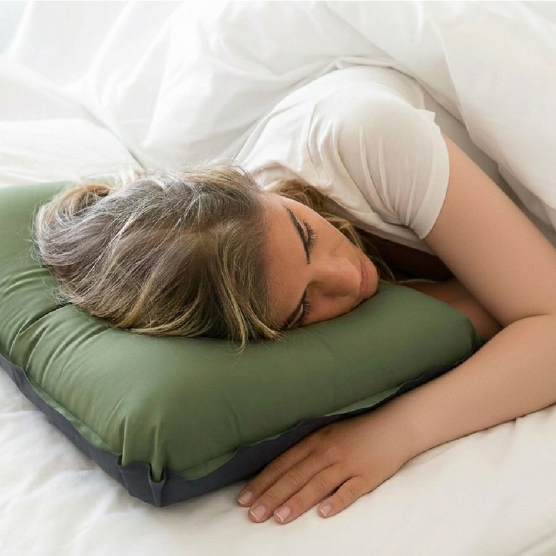 双感枕-露营枕、充气枕 - 颈枕/旅行枕 - 其他材质 多色