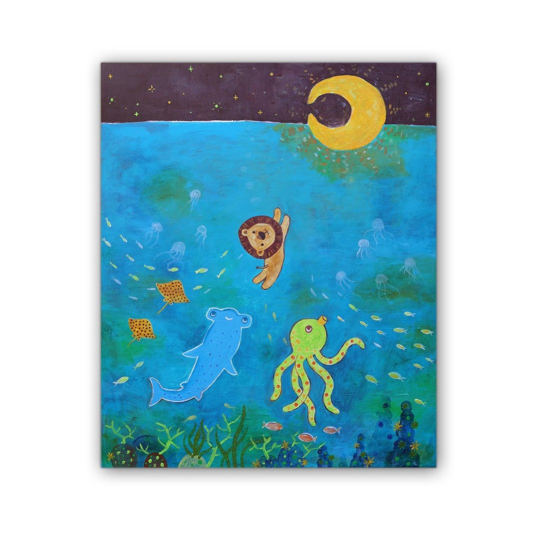 原画  ∣  向光前行 - 画框/相框 - 其他材质 多色