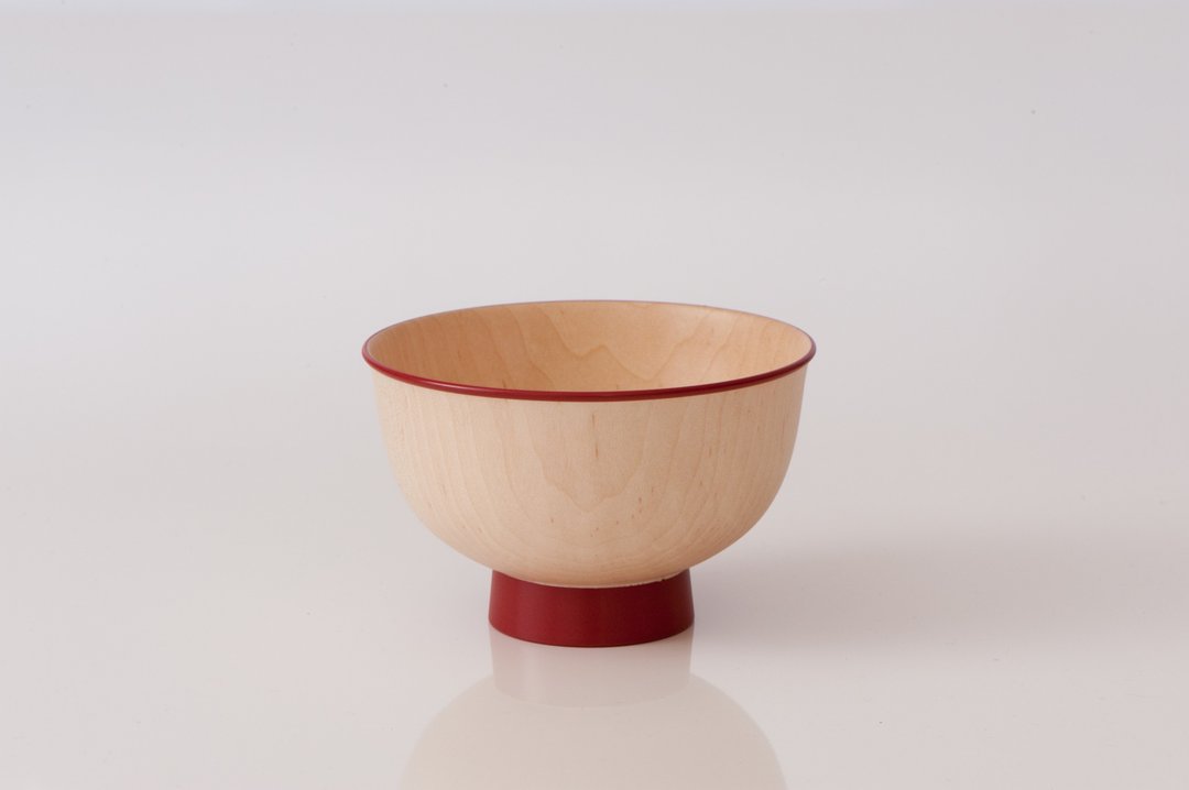 Iroha bowl red - 碗 - 木头 红色