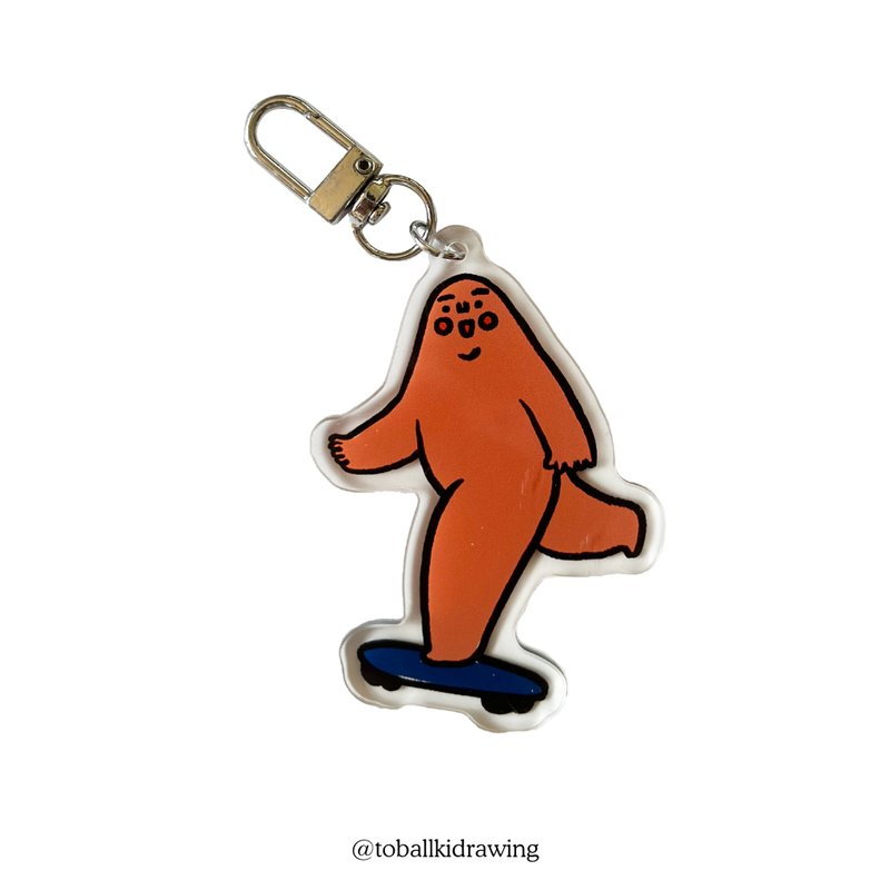 \ 滑板仔 / acrylic keychains - 钥匙链/钥匙包 - 压克力 