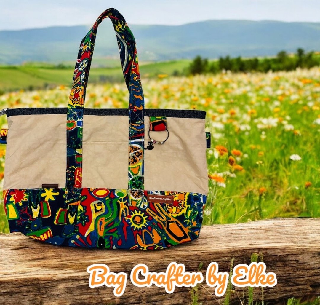 拼布/云南印花大Tote Bag - 侧背包/斜挎包 - 防水材质 多色