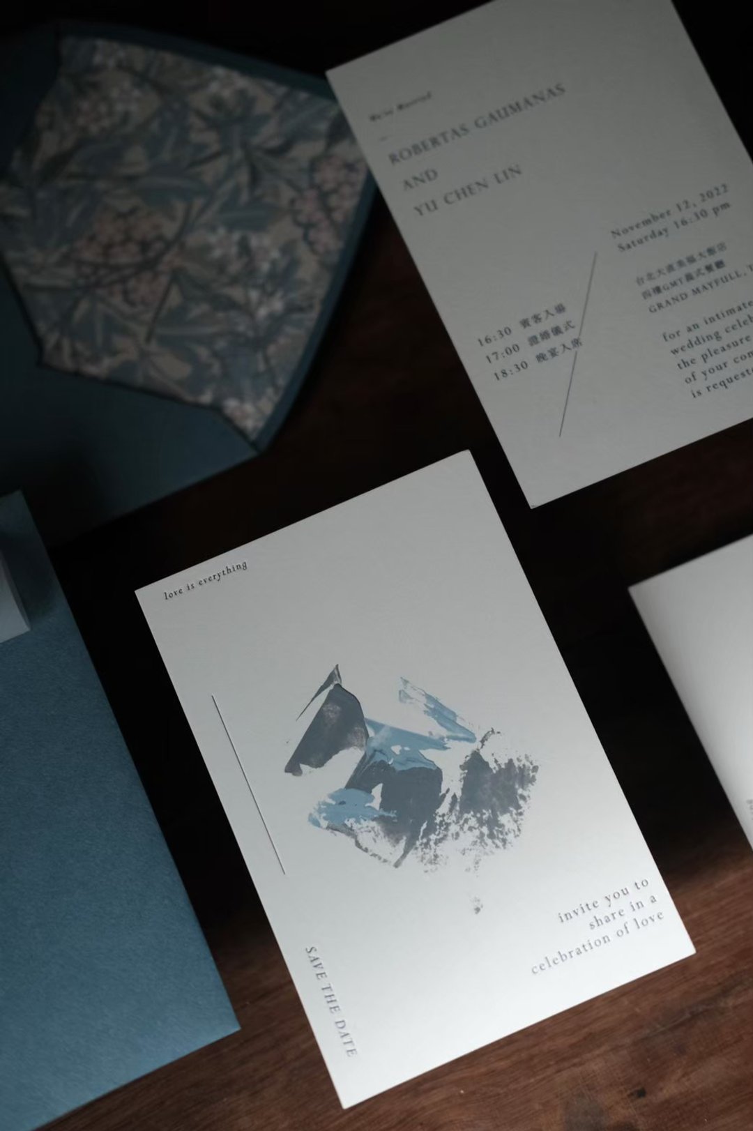 手绘喜帖套组【定制风格参考】 - 喜帖 - 纸 卡其色