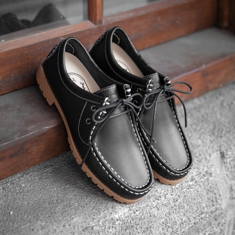 出清【福袋】5折 经典袋鼠鞋_黑  女鞋 - 其他女款皮鞋 - 真皮 黑色