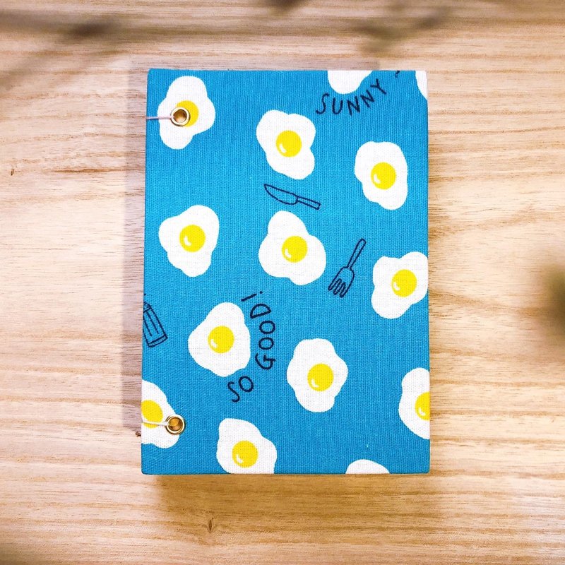 早餐店太阳蛋 - 2022 无时效 A5 手缝手帐本 - 笔记本/手帐 - 纸 