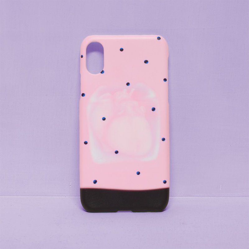 心跳声/艺术时尚手机壳 /iphone 7 8 plus x xr xs 11 pro max - 手机壳/手机套 - 硅胶 粉红色