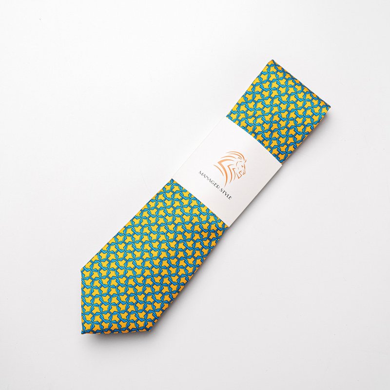 P0917-42 - 领带/领带夹 - 聚酯纤维 绿色