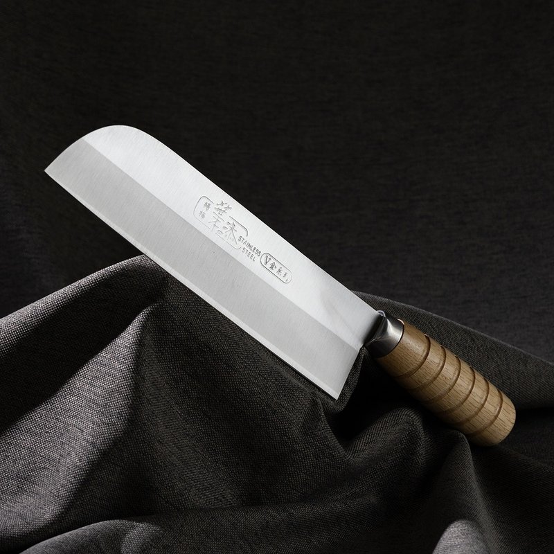 叶添-职业-7寸凤梨刀 - 菜刀/刀架 - 不锈钢 