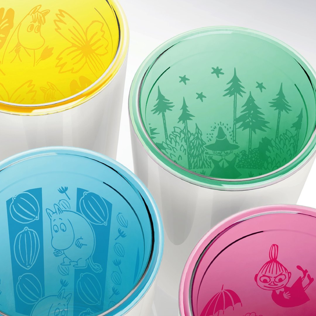【Pinkoi x Moomin】红A双层杯 - 其他杯子 - 塑料 多色
