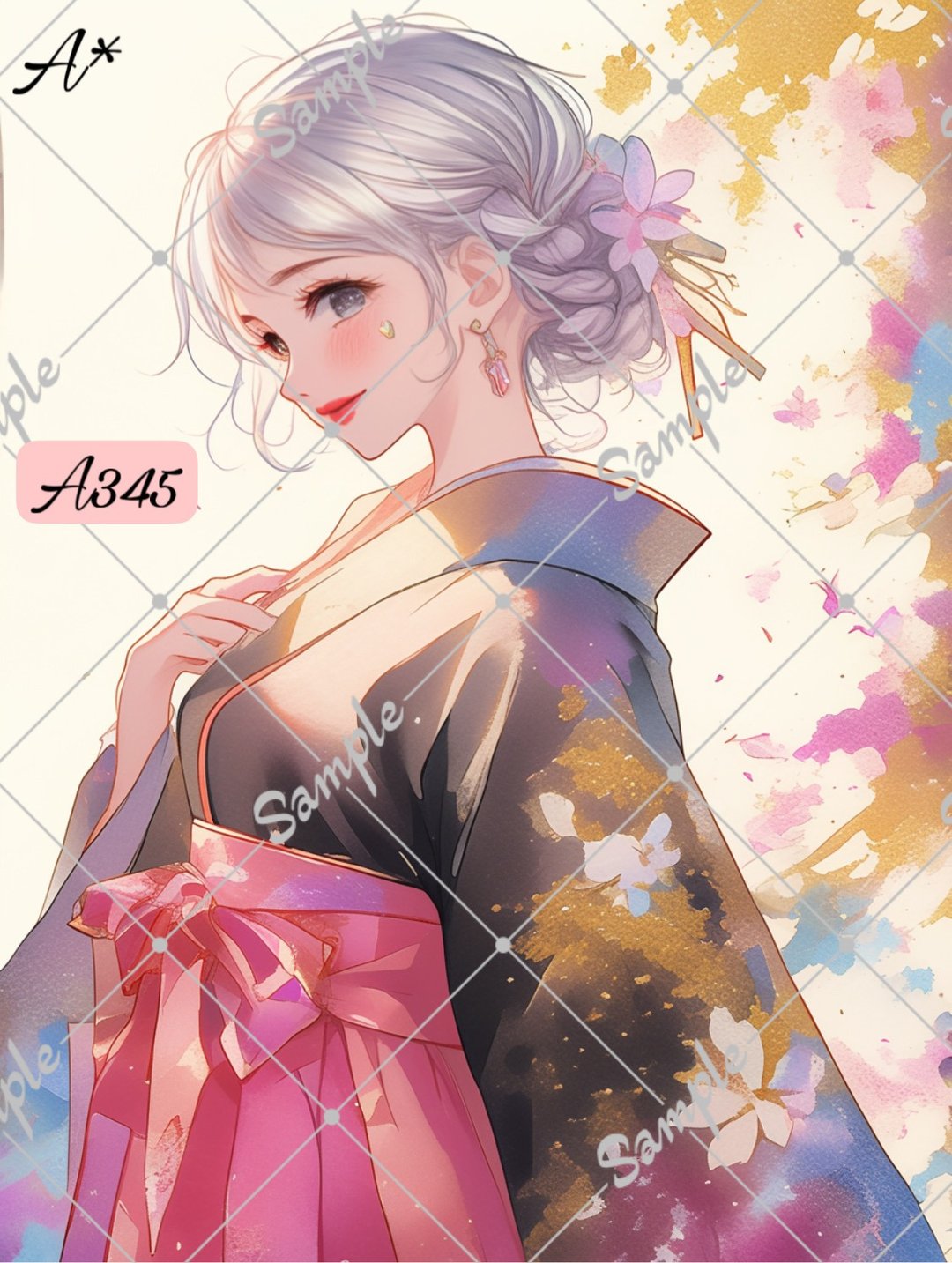 原创人物贴纸 人物贴纸 A345 3张 - 贴纸 - 纸 