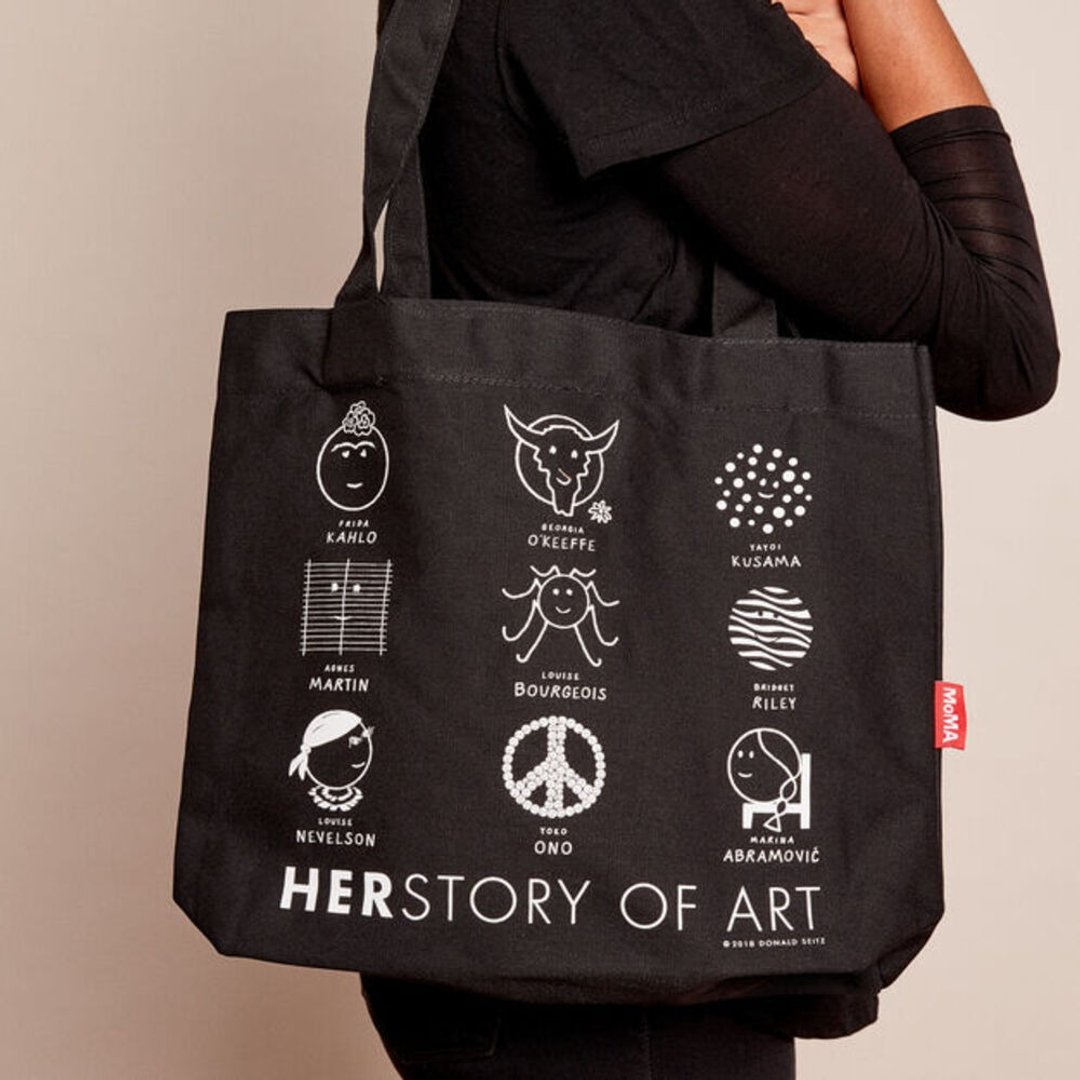 MoMA Tote Herstory of Art 环保袋 购物袋 托特包 帆布包 肩背包 - 手提包/手提袋 - 棉 多色