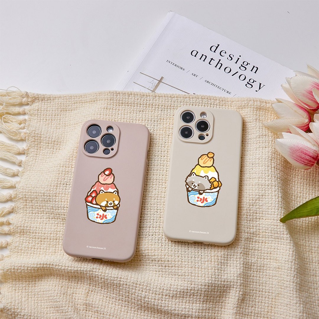 浣熊菓子屋刨冰系列全包iPhone手机壳 - 手机壳/手机套 - 硅胶 多色