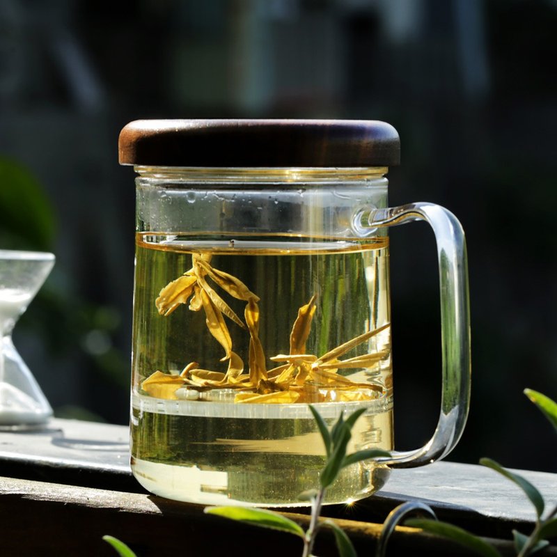 微光玻璃马克杯 (450ml) - 茶具/茶杯 - 玻璃 咖啡色