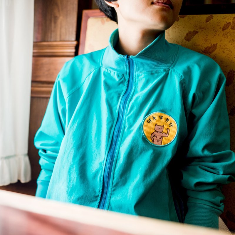 健身俱乐部 / 阿伯的运动外套 - 男装外套 - 纸 绿色