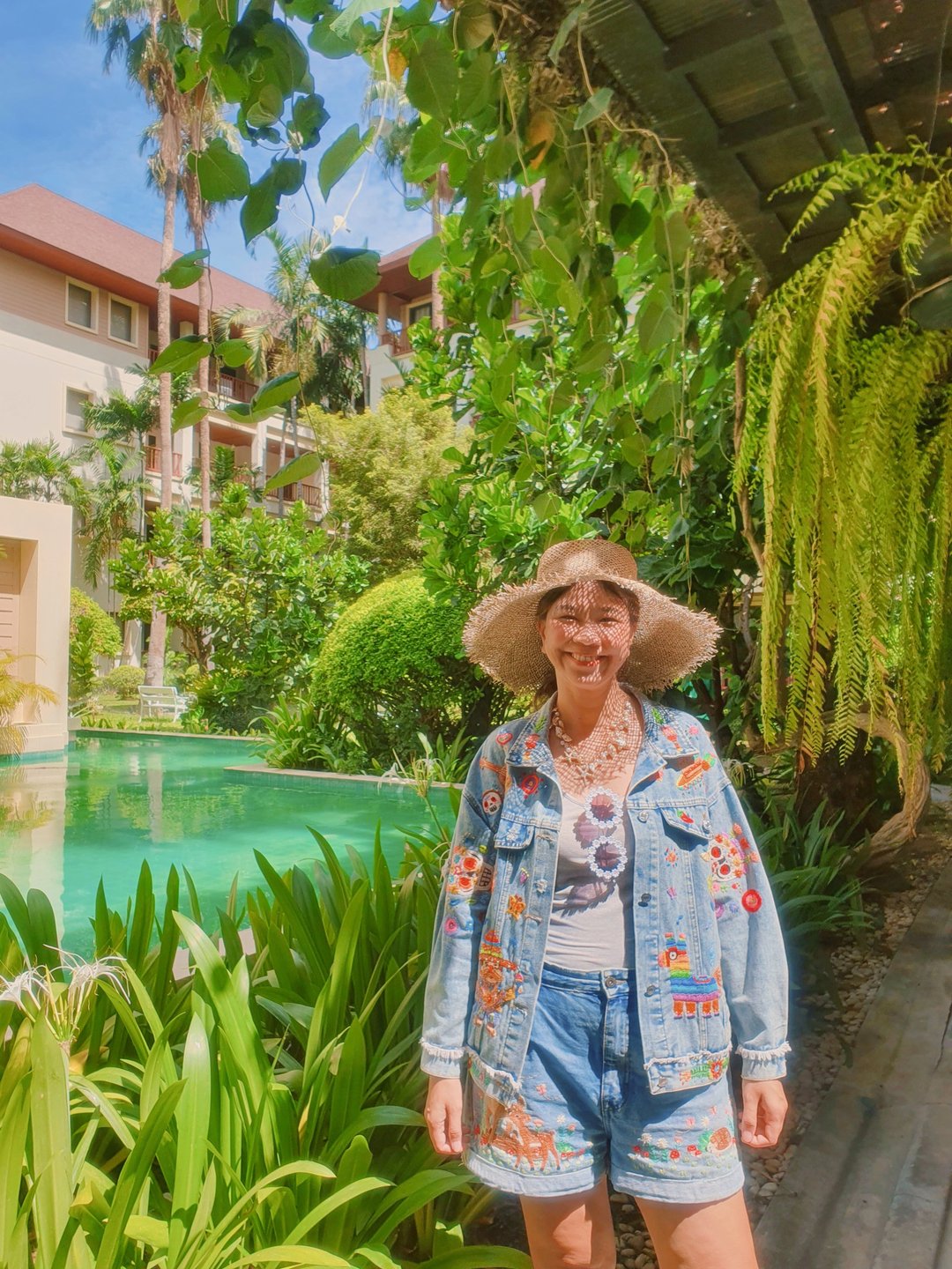 手工刺绣外套 墨西哥风格 墨西哥 花朵 骷髅头 - 女装休闲/机能外套 - 绣线 蓝色