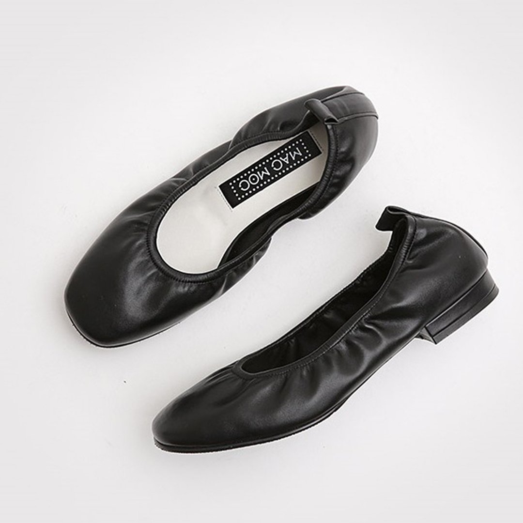 PRE-ORDER韩国人手制 MACMOC Fufu (Black) 平底鞋 - 其他女款皮鞋 - 其他材质 