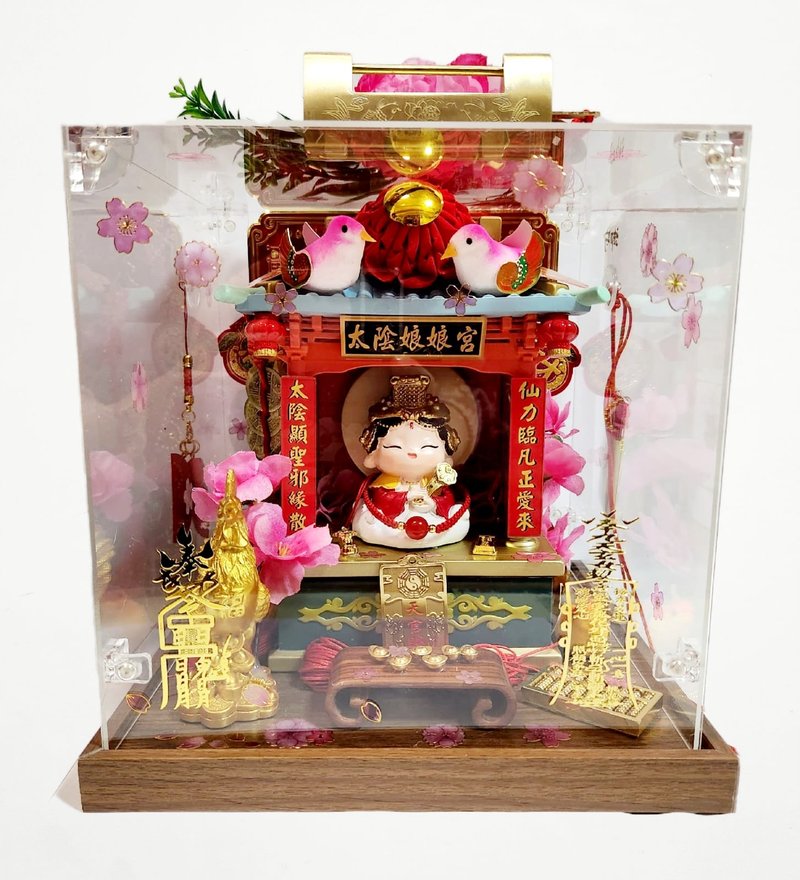 斩小三、烂桃花 - 太阴娘娘小庙 - 摆饰 - 瓷 红色