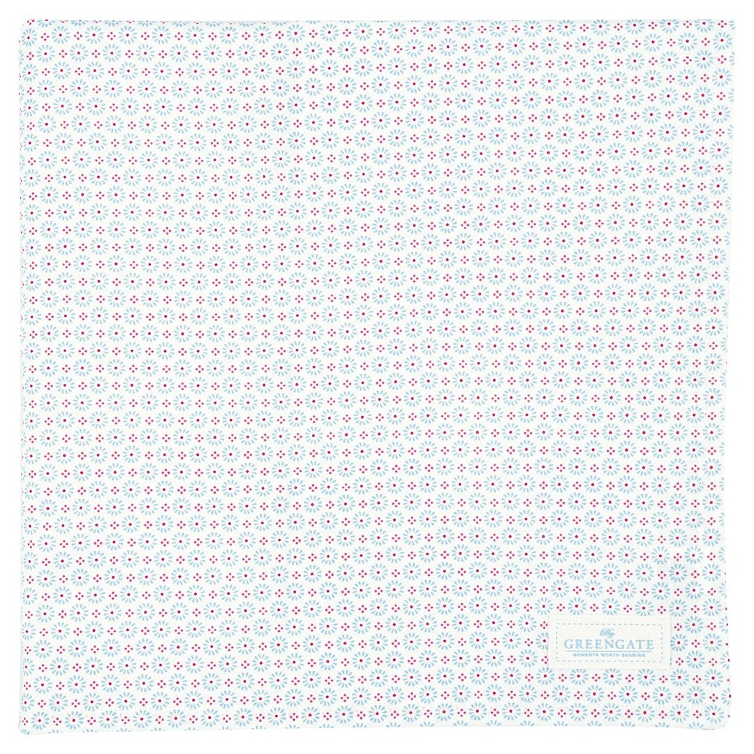 【新品】丹麦GreenGate Narina pale blue 桌巾 150x150cm - 餐垫/桌巾 - 棉．麻 多色