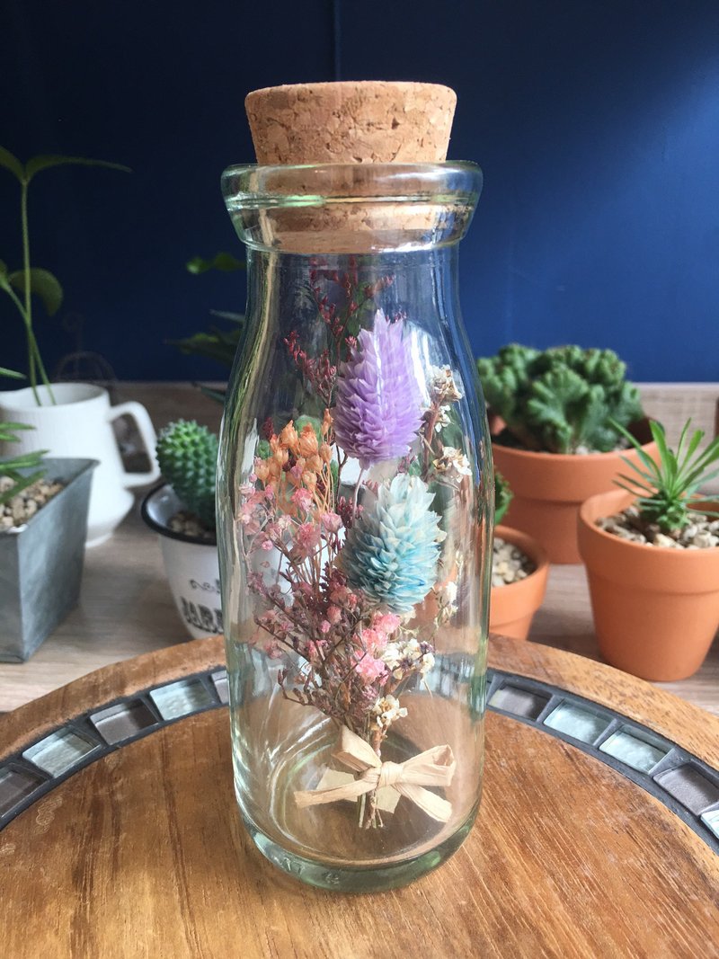 Wannabe 干燥花瓶 [粉红菲菲] 桌上摆设 办公桌摆饰 永生花 不雕花 送礼 房间布置 花艺 结婚 婚礼布置 干燥花束 MIT 设计 干燥 礼物 定制化 婚礼小物 情人节礼物 圣诞礼物 薰衣草 - 植栽/盆栽 - 植物．花 多色