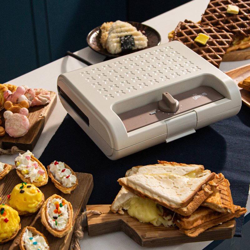 【意大利Giaretti 珈乐堤】多功能定时热压三明治松饼机(GT-SWT26 - 厨房家电 - 其他金属 