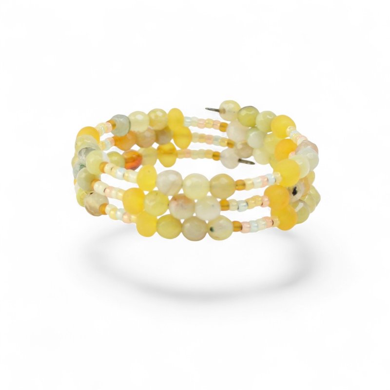 琥珀手链  送给女士的礼物  VV64 - 手链/手环 - 宝石 多色