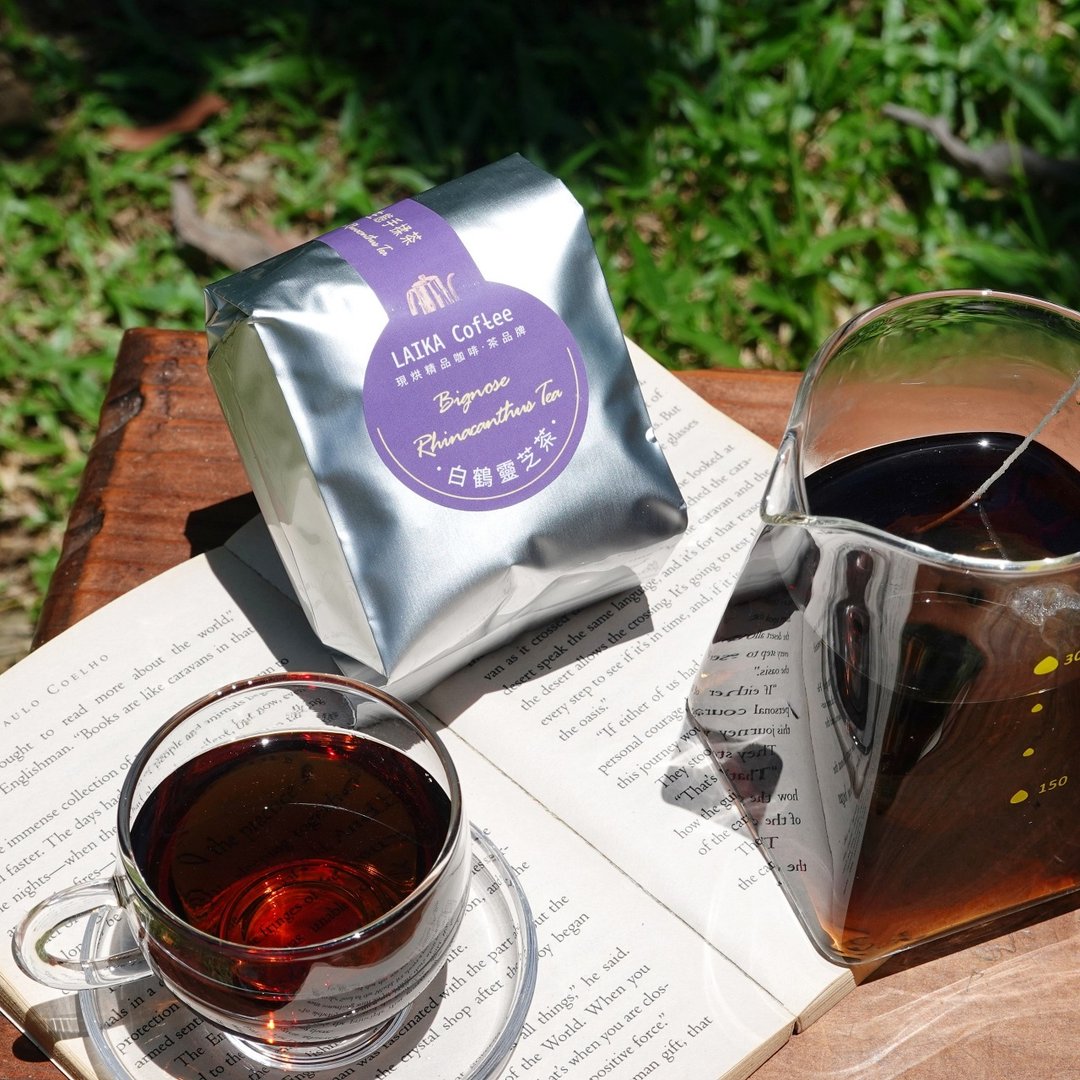 白鹤灵芝茶 红茶发酵制程 铝箔包装 - 茶 - 新鲜食材 紫色